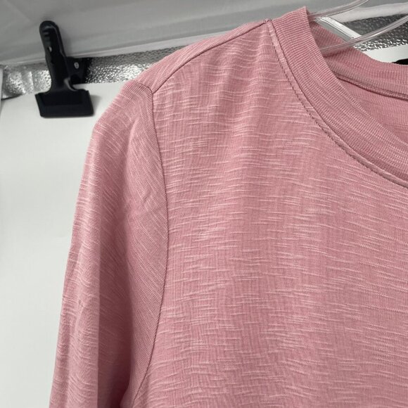 J.Jill Womens Prima Elliptical Tunic Top Long Sleeve Pink Size Small - Picture 5 of 8